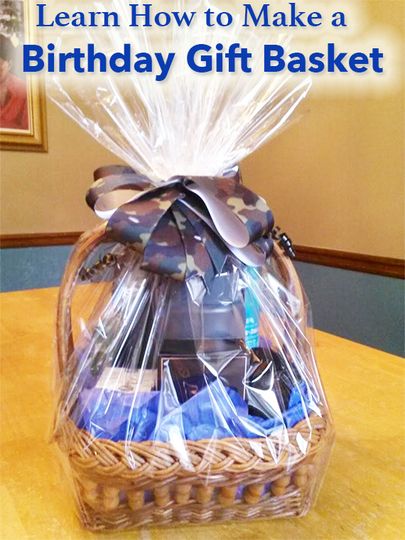 How to make a birthday gift basket